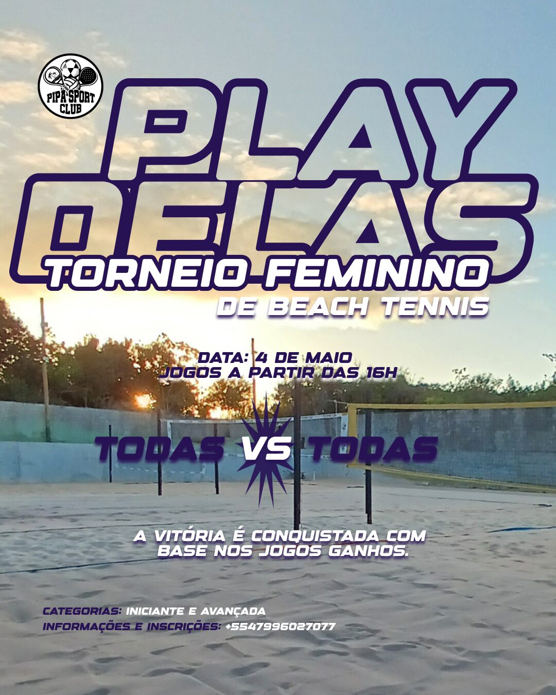 Torneio de Beach tennis femenino - 4 de maio (2)